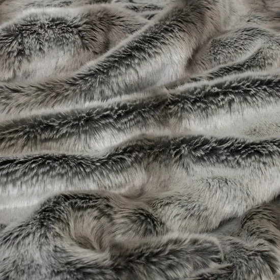 Silver Marten Faux Fur Cushion