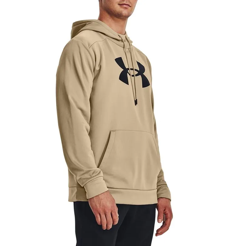 Under Armour Mens Armour Fleece Big Logo Pullover Hoodie