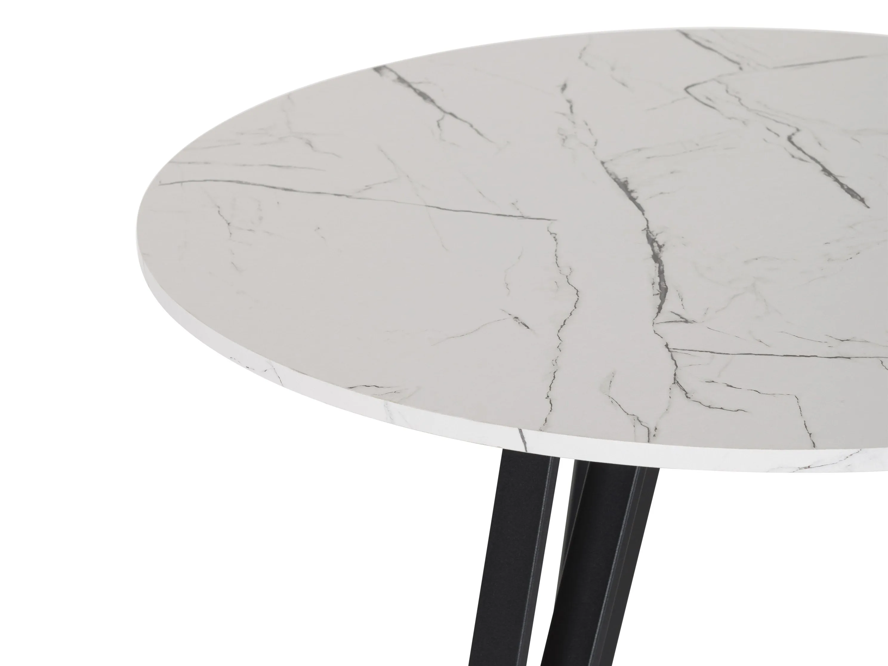 White Marble Small Round Dining Table