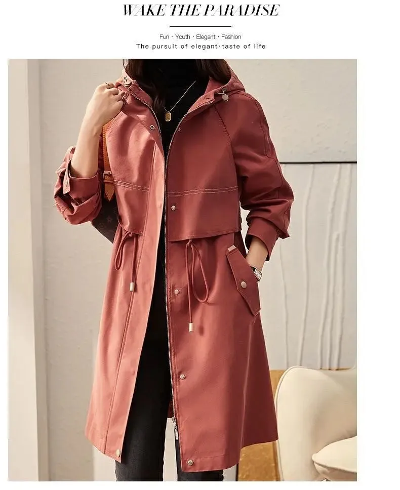 Women's Spring And Autumn Windbreaker Korean Fashion jacket